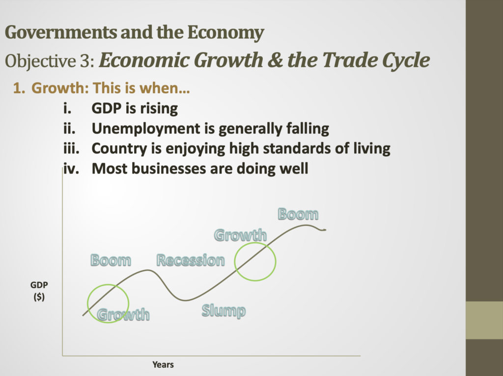 Government Objectives Presentation Notes